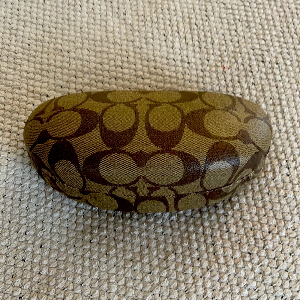 Coach sunglasses case.